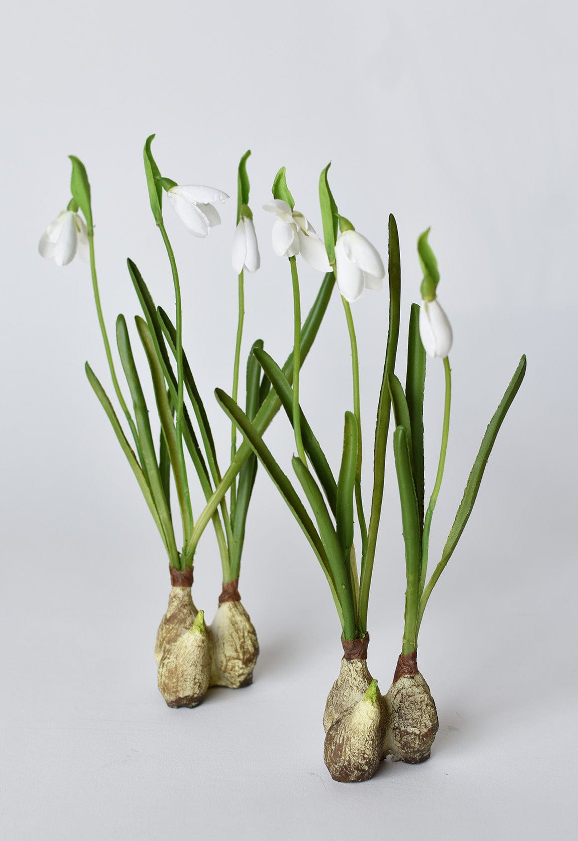10" Faux Standing Snowdrop w/Bulb (Online exclusive)