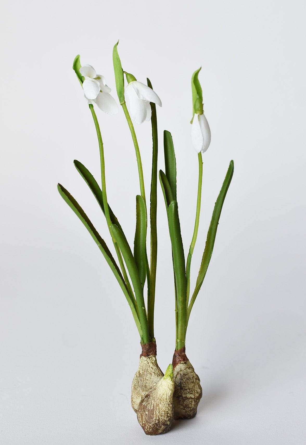 10" Faux Standing Snowdrop w/Bulb (Online exclusive)