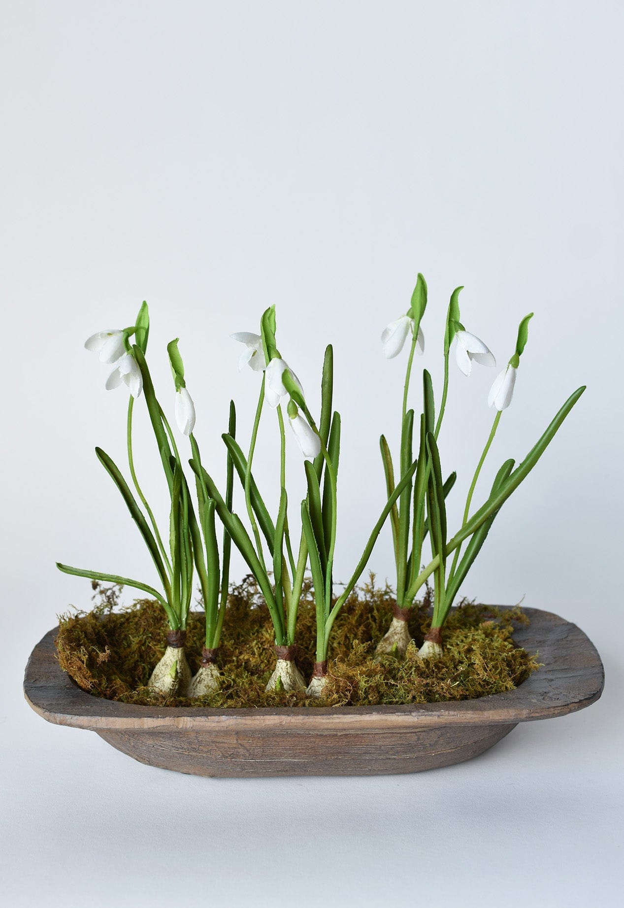 10" Faux Standing Snowdrop w/Bulb (Online exclusive)