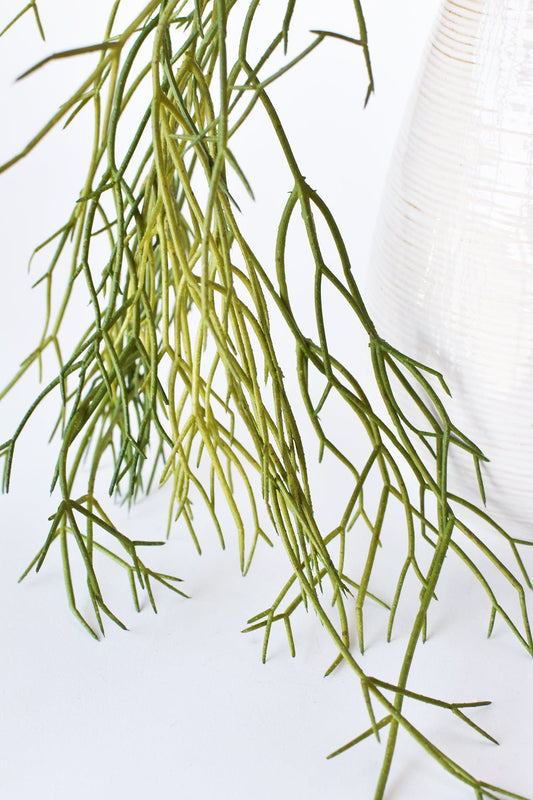 24" Faux Pencil Cactus Hanging Succulent Bush (Online exclusive)