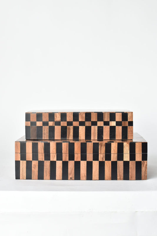 Sm Wood Weave Box (Online Exclusive)