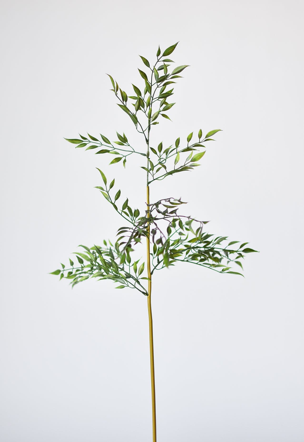 27" Faux Mini Bamboo Leaf Stem (Online exclusive)