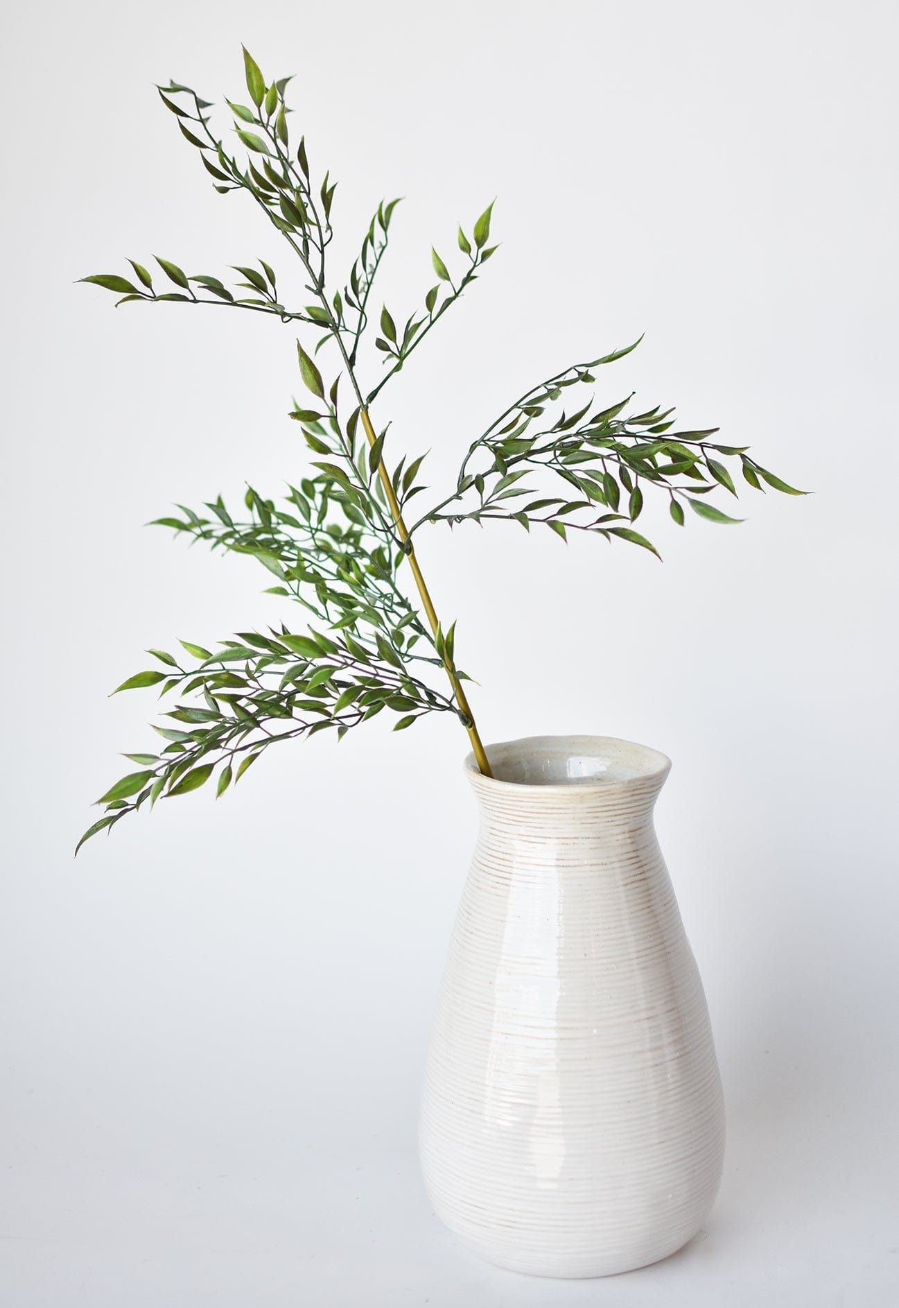 27" Faux Mini Bamboo Leaf Stem (Online exclusive)