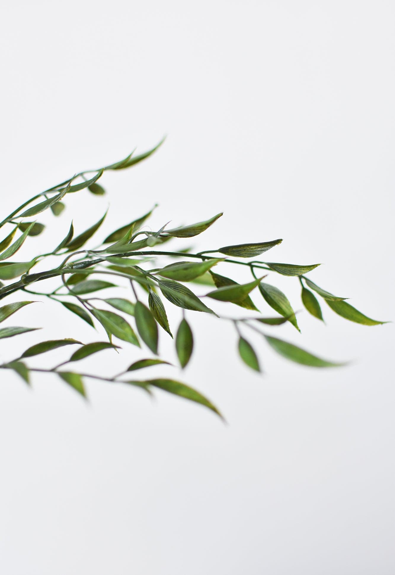 27" Faux Mini Bamboo Leaf Stem (Online exclusive)