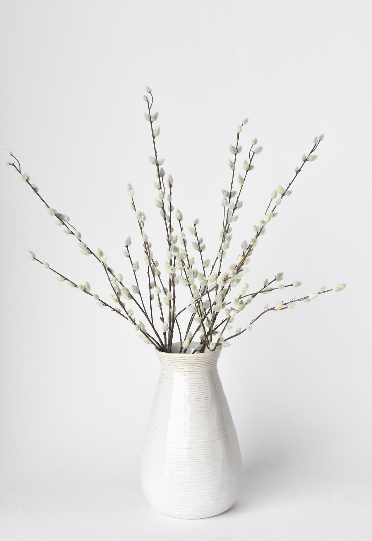 31" Faux Pussy Willow Stem  (online exclusive)