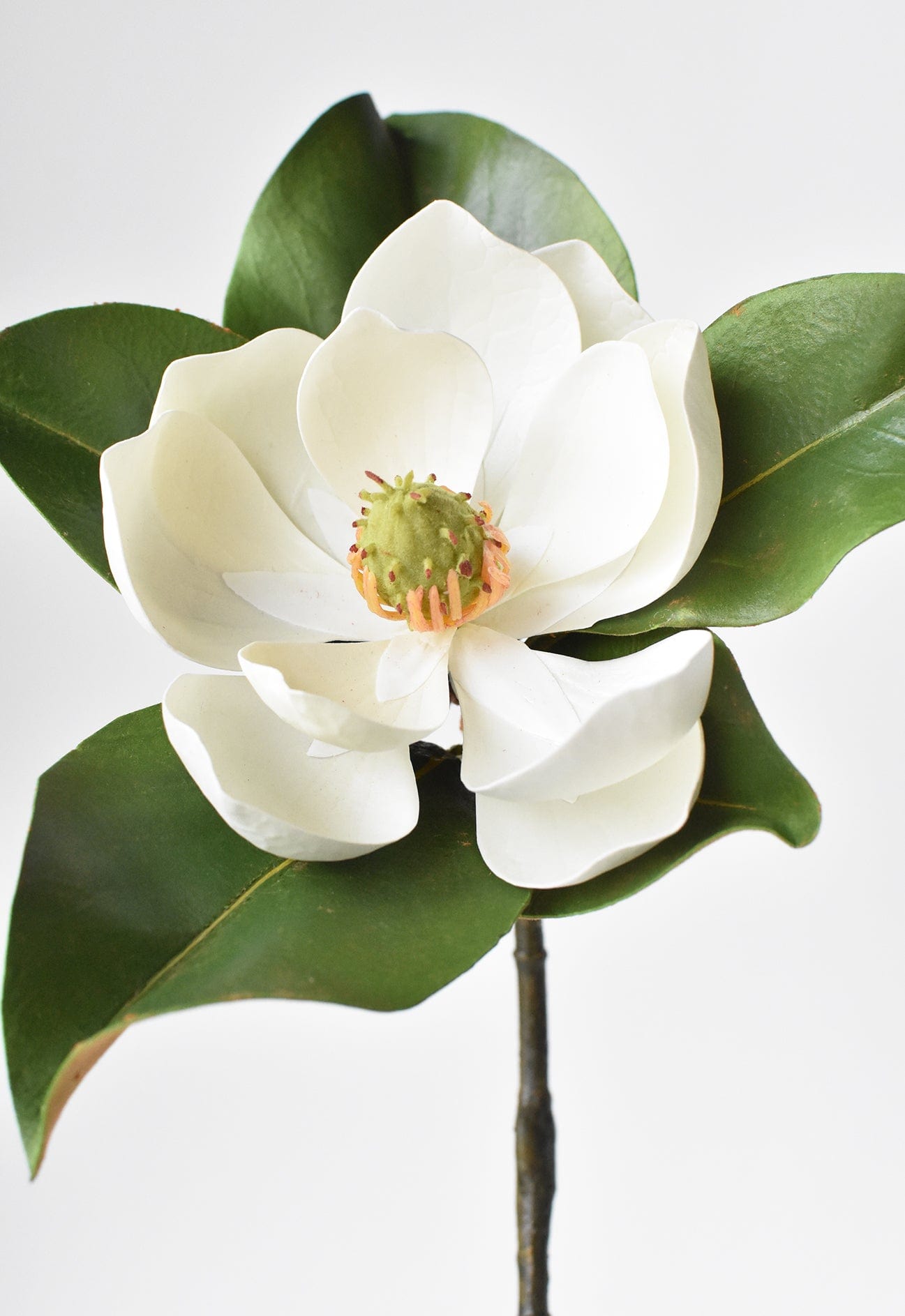 24" Faux Magnolia Blossom Stem (Online exclusive)