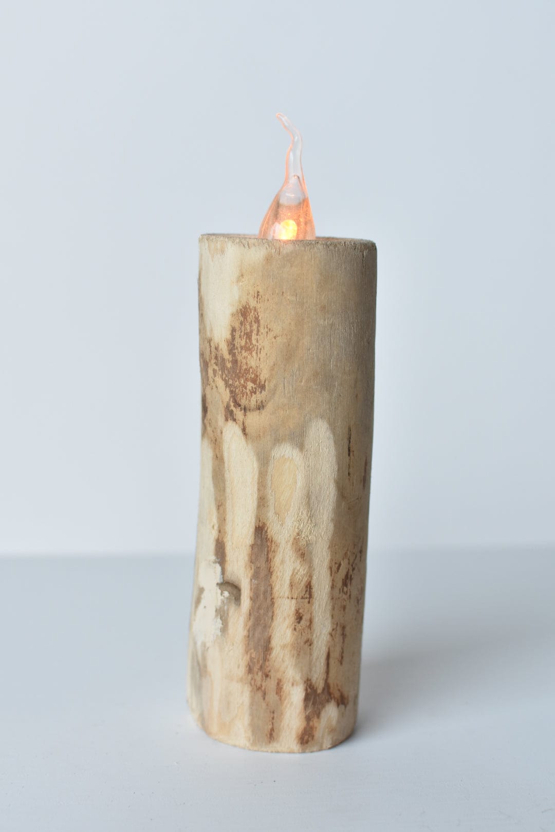 Wooden Faux LED Candles (2 Sizes available) (Online Exclusive)