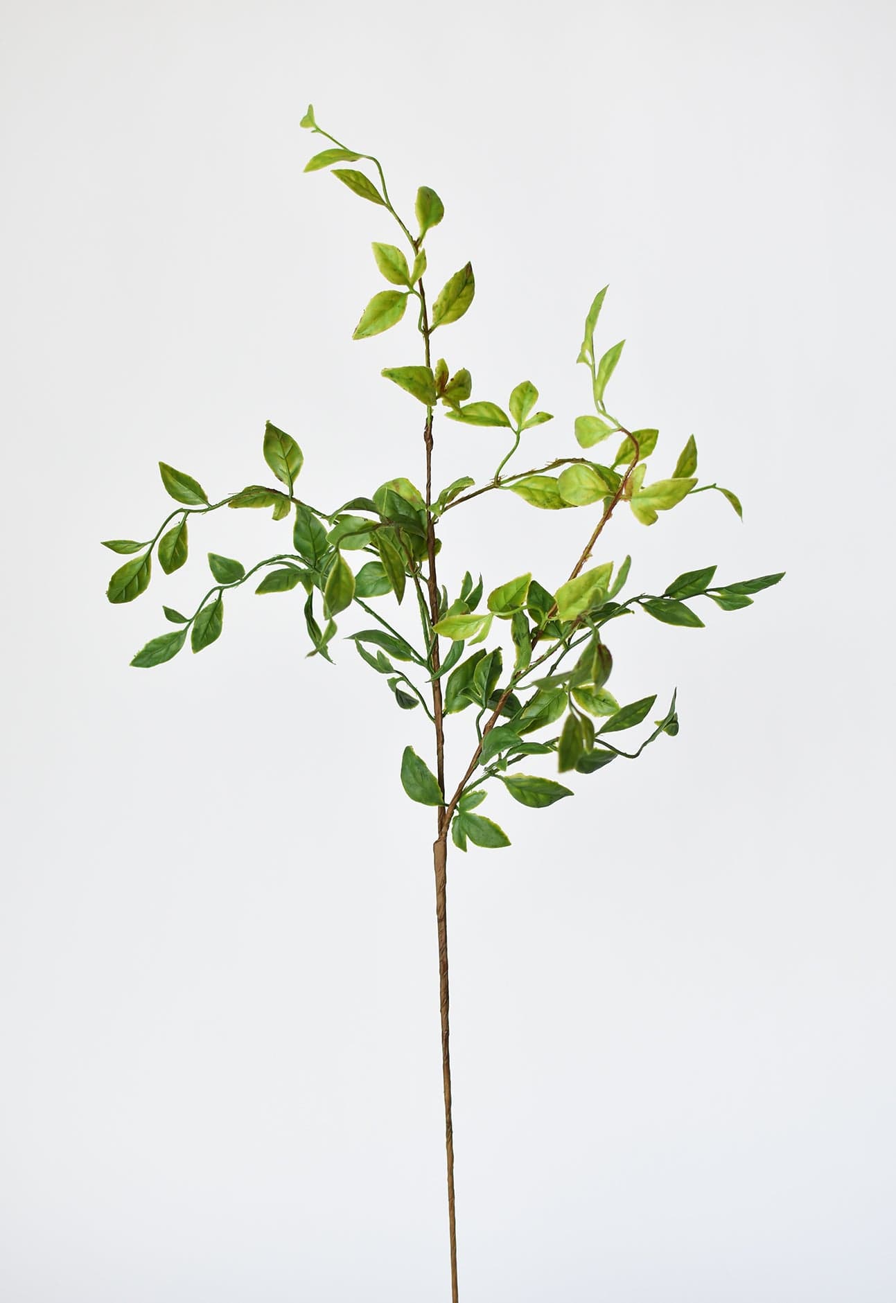 32" Faux Nandina Leaf Stem (Online exclusive)