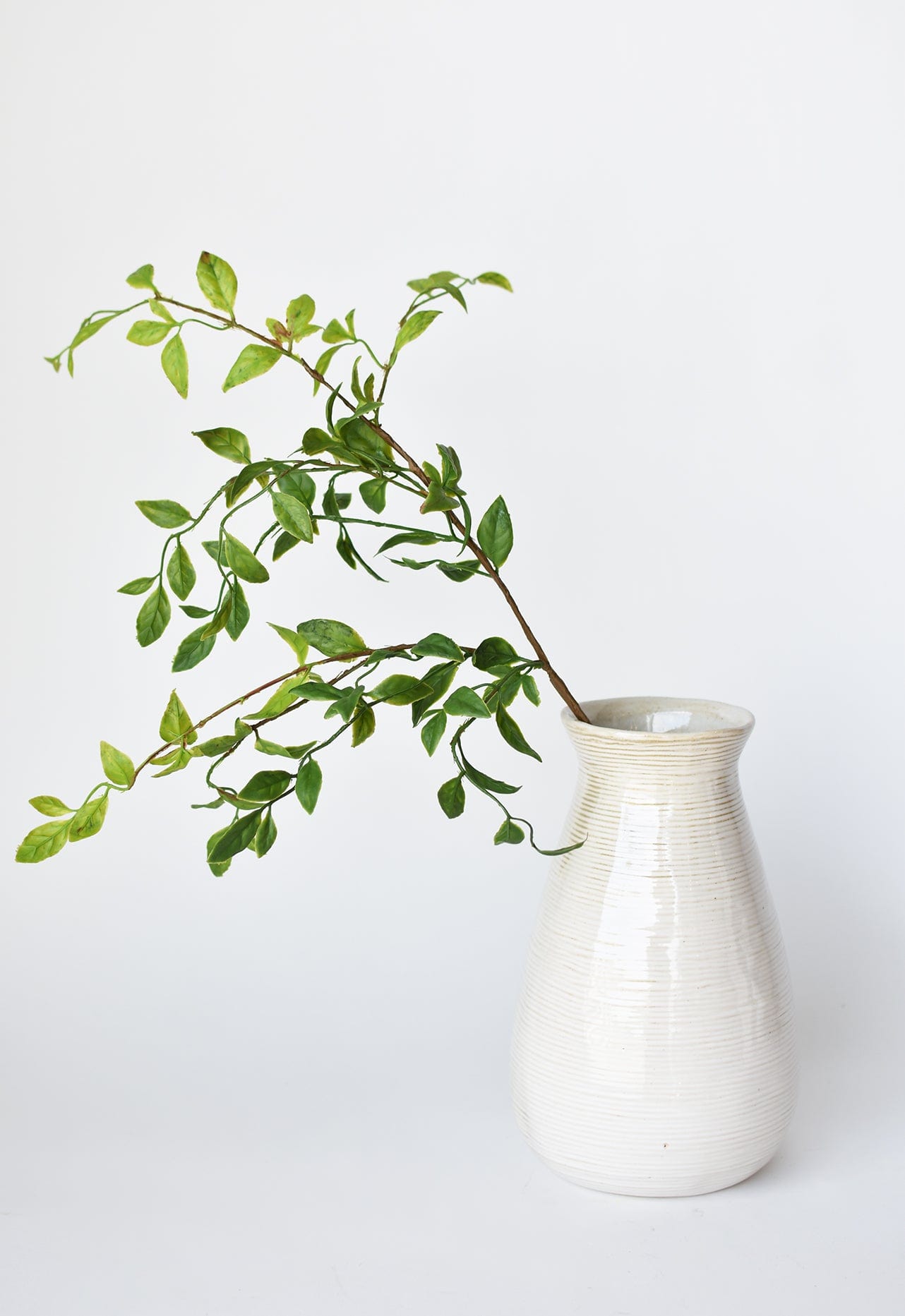 32" Faux Nandina Leaf Stem (Online exclusive)