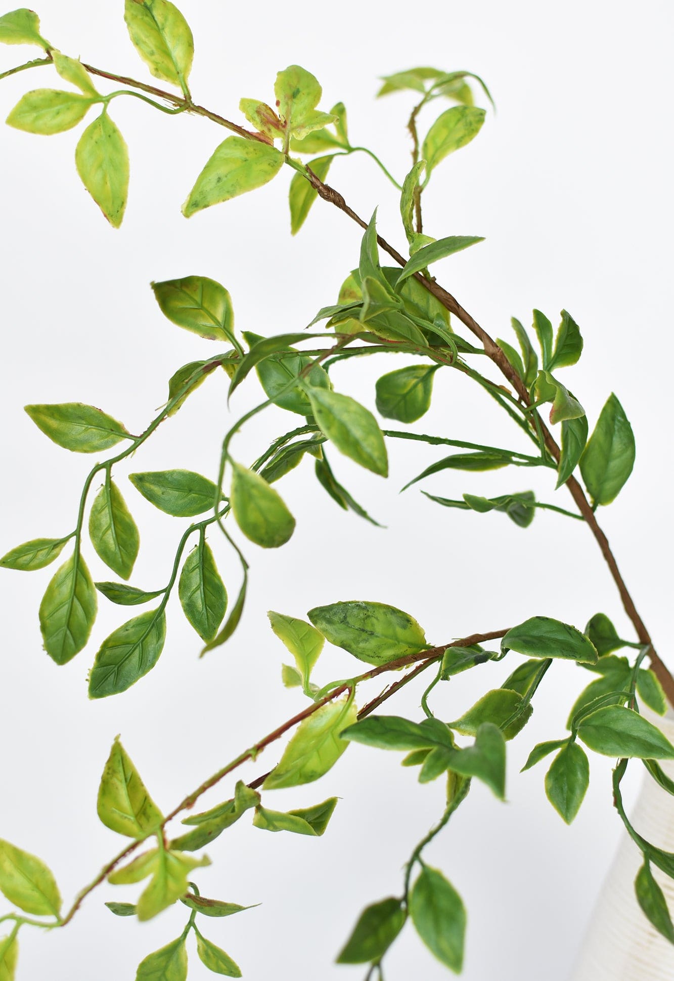 32" Faux Nandina Leaf Stem (Online exclusive)