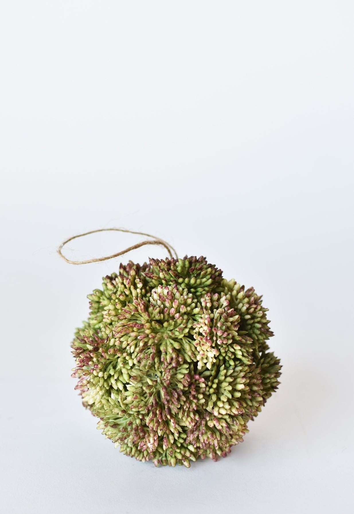 4" Faux Green Sedum Ball (Online exclusive)