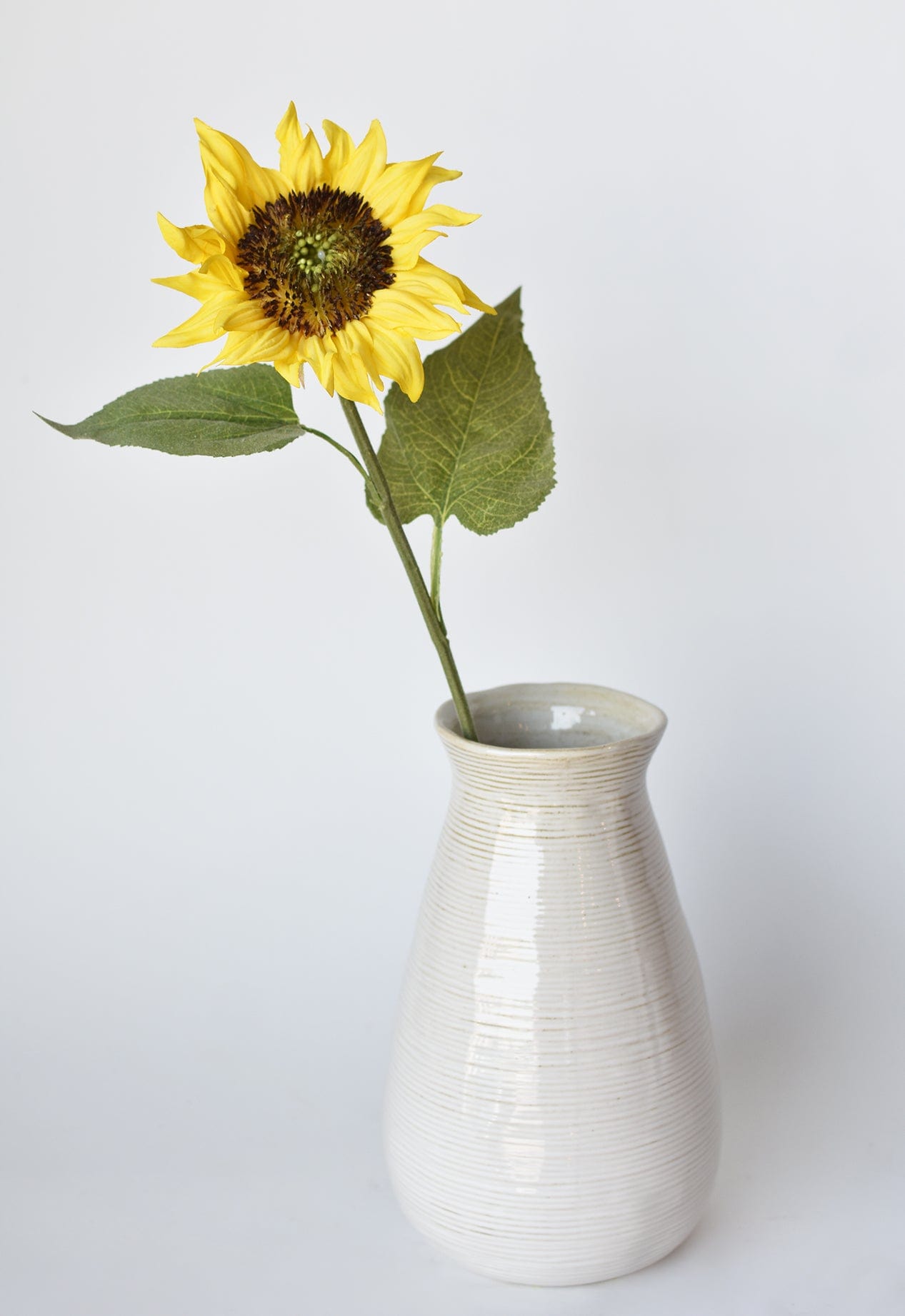 25" Faux Sunflower Stem Yellow (Online exclusive)