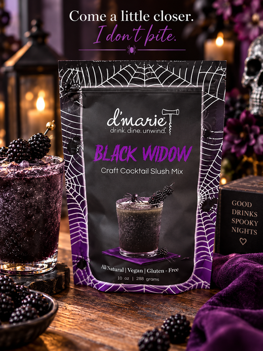 Black Widow Craft Cocktail Slush Mix 🕷️🖤