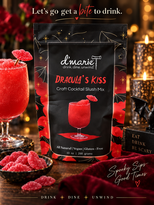 Dracula’s Kiss Craft Cocktail Slush Mix 🧛‍♀️🍒