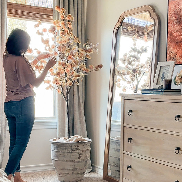 Tall Lifelike Eucalyptus Potted Tree (Online Exclusive)