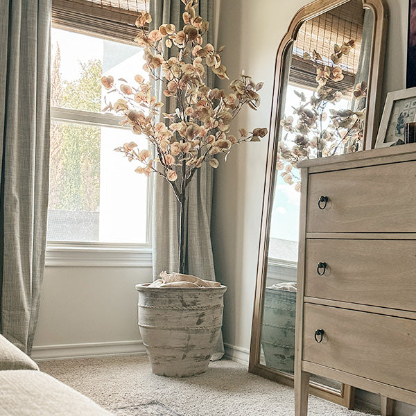 Tall Lifelike Eucalyptus Potted Tree (Online Exclusive)