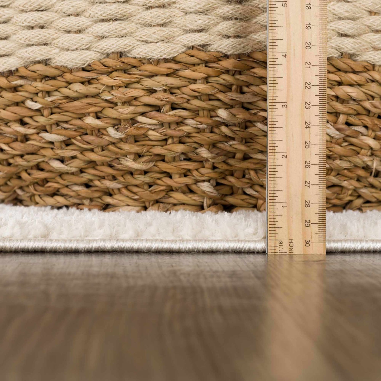 Koume Ivory & Brown Area Rug  (online exclusive
