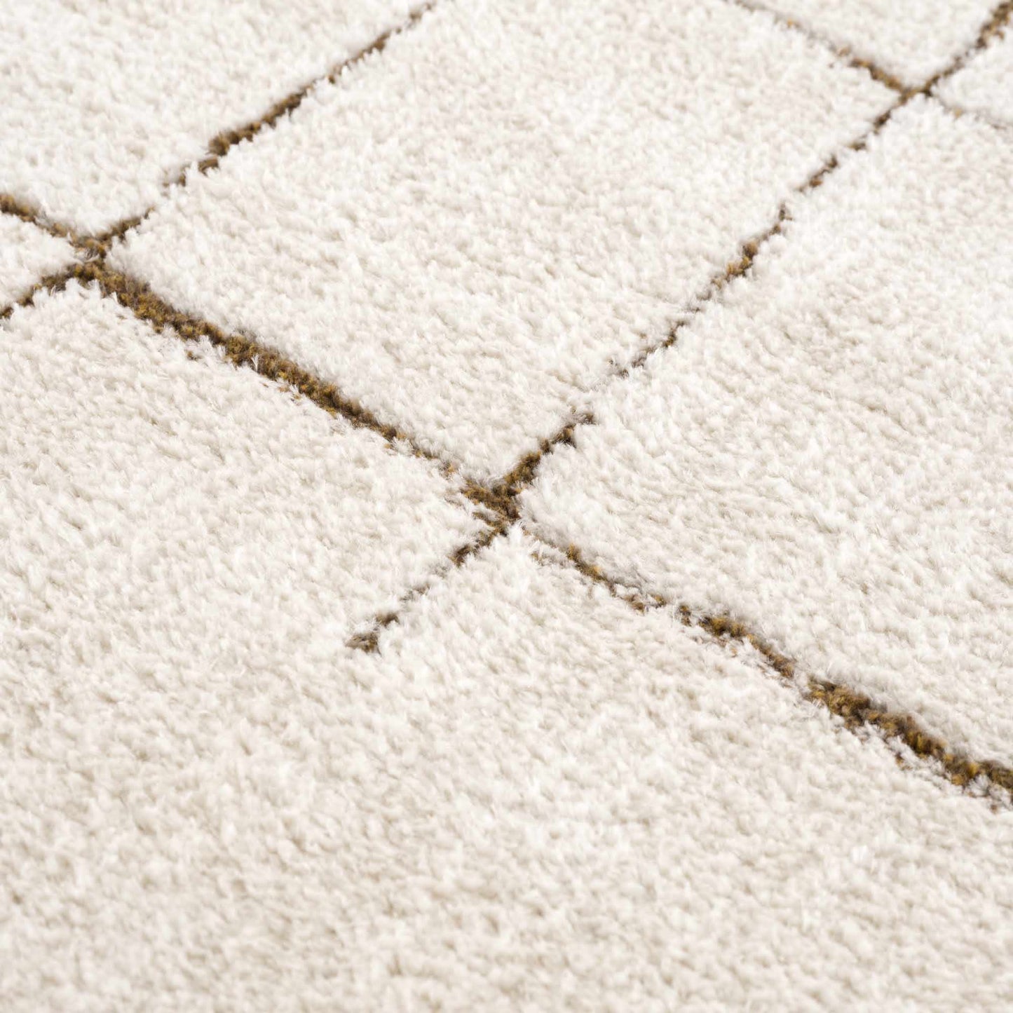 Koume Ivory & Brown Area Rug  (online exclusive