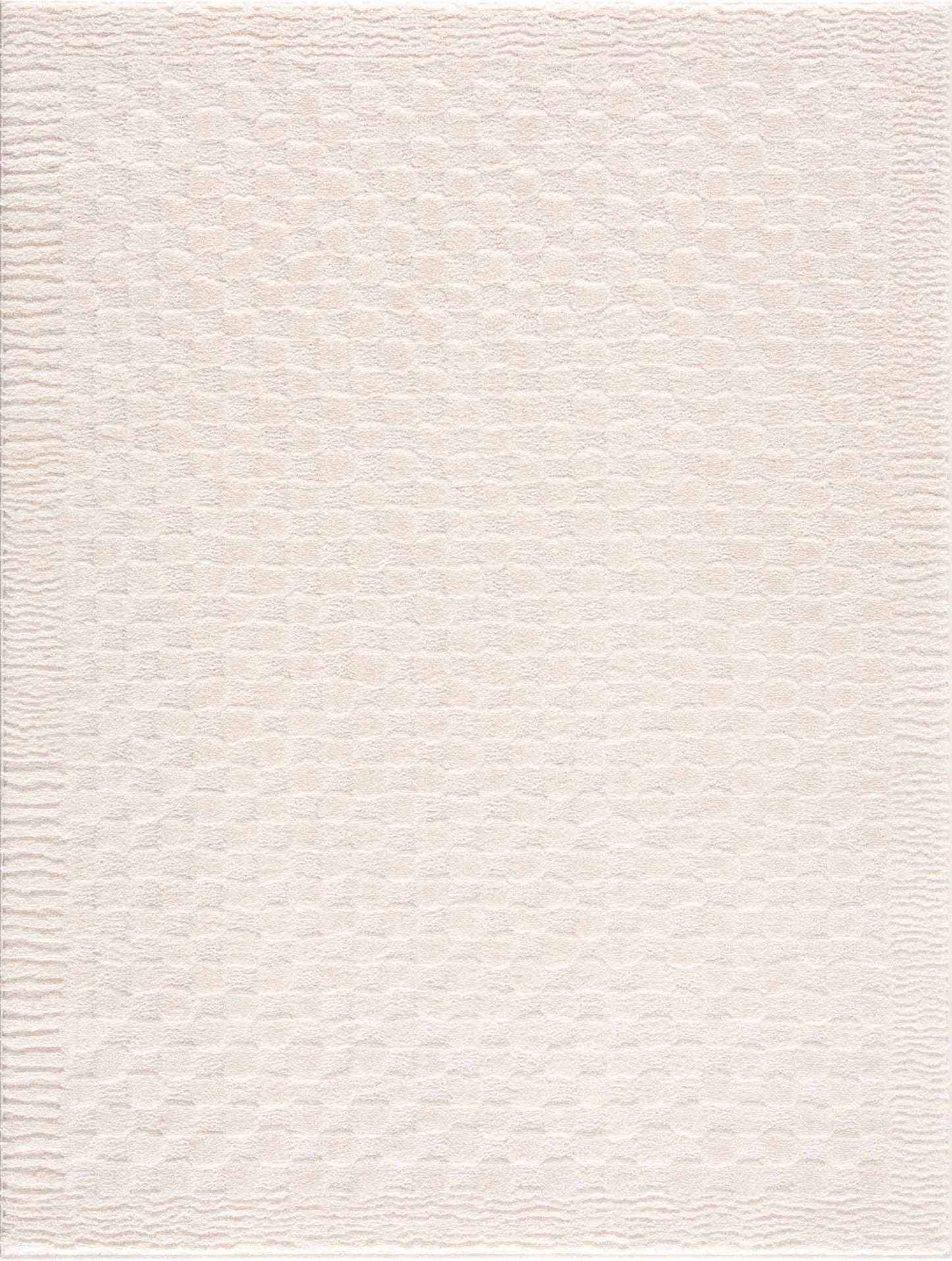 Leryn Ivory Checkered Area Rug  (online exclusive