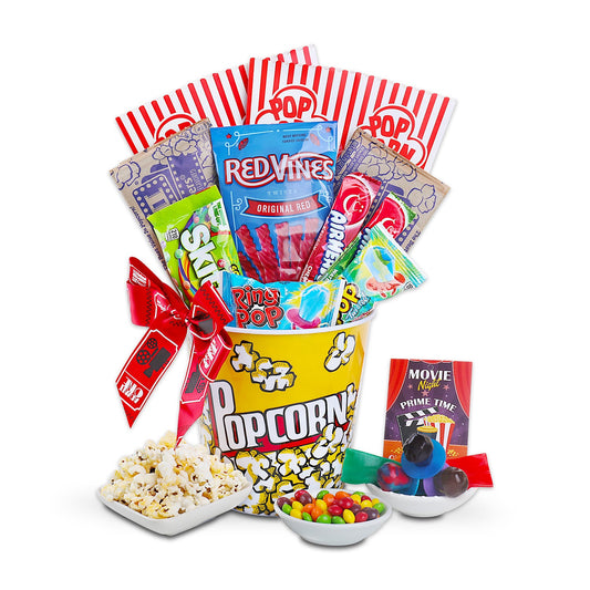 Pop-ular Movie Night Gift Basket (online exclusive)
