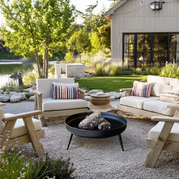 Raised Metal Fire Pit Bowl (Online Exclusive)