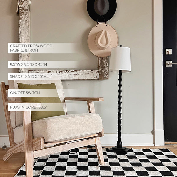 Modern Scalloped Base Floor Lamp (Online Exclusive)