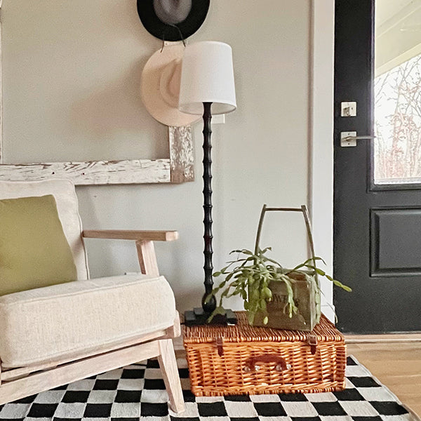 Modern Scalloped Base Floor Lamp (Online Exclusive)