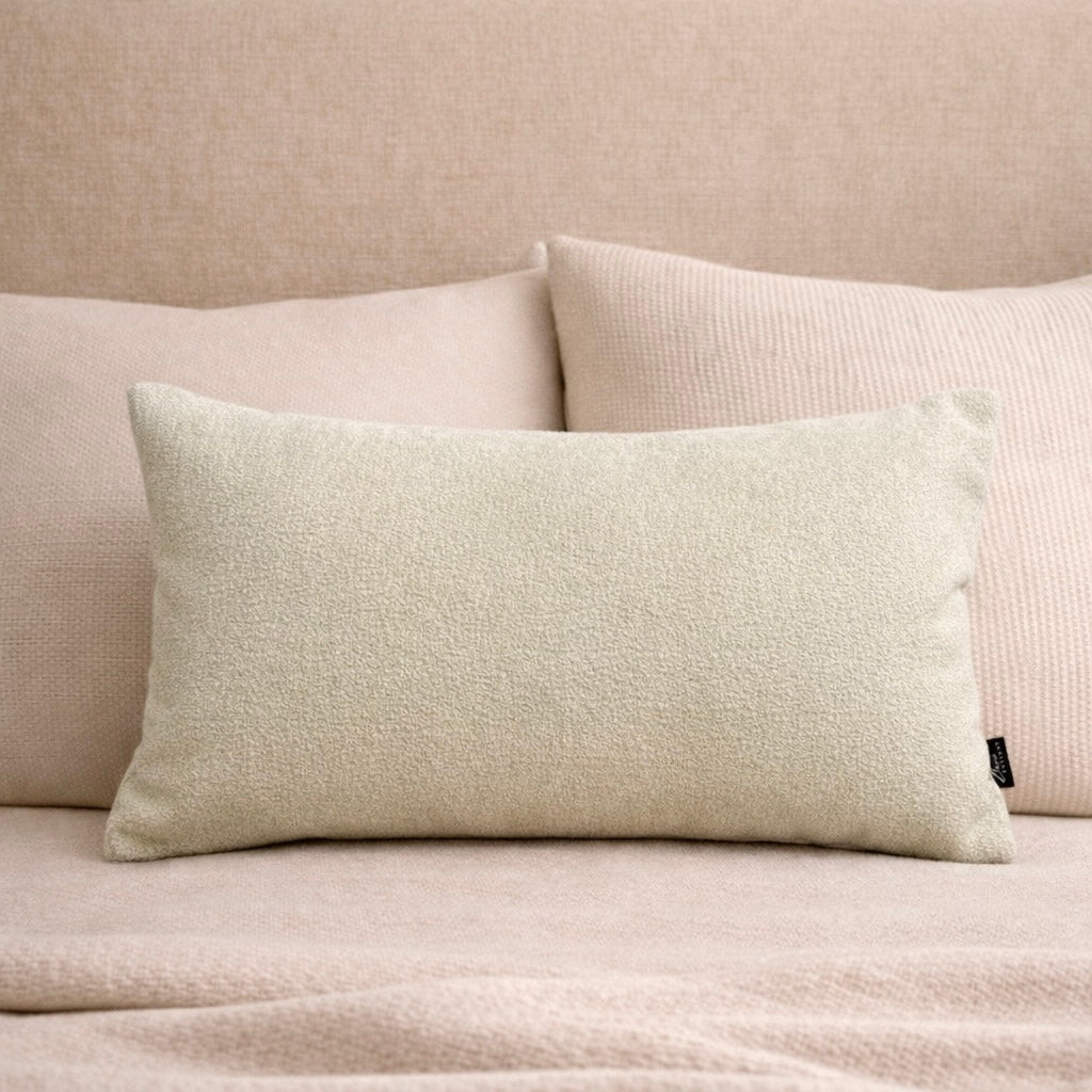 Cream Sherpa Lumbar Pillow Cover (Online Exclusive)