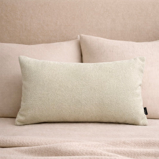Cream Sherpa Lumbar Pillow Cover (Online Exclusive)