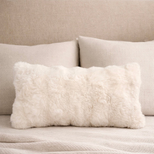 Erie Faux Fur Lumbar Pillow Cover (Online Exclusive)