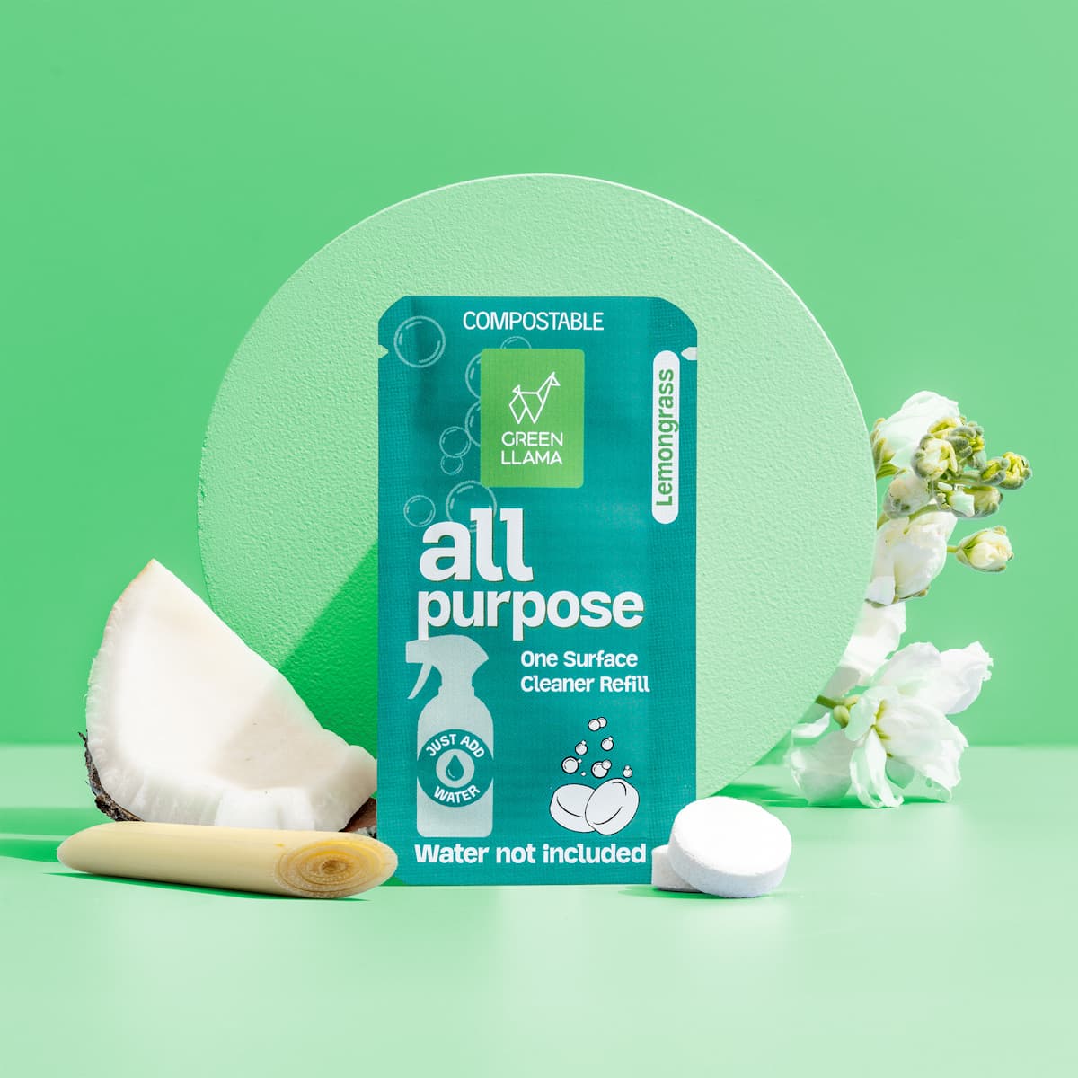 All-Purpose Spray Glass Bottle Cleaning Kit  (Online Exclusive) with Lemongrass  Essential Oil & Sleeve