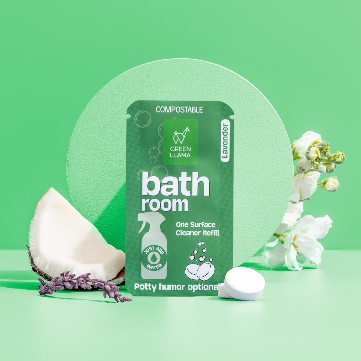 Bathroom Spray Glass Bottle Cleaning Kit  (Online Exclusive) with Lavender