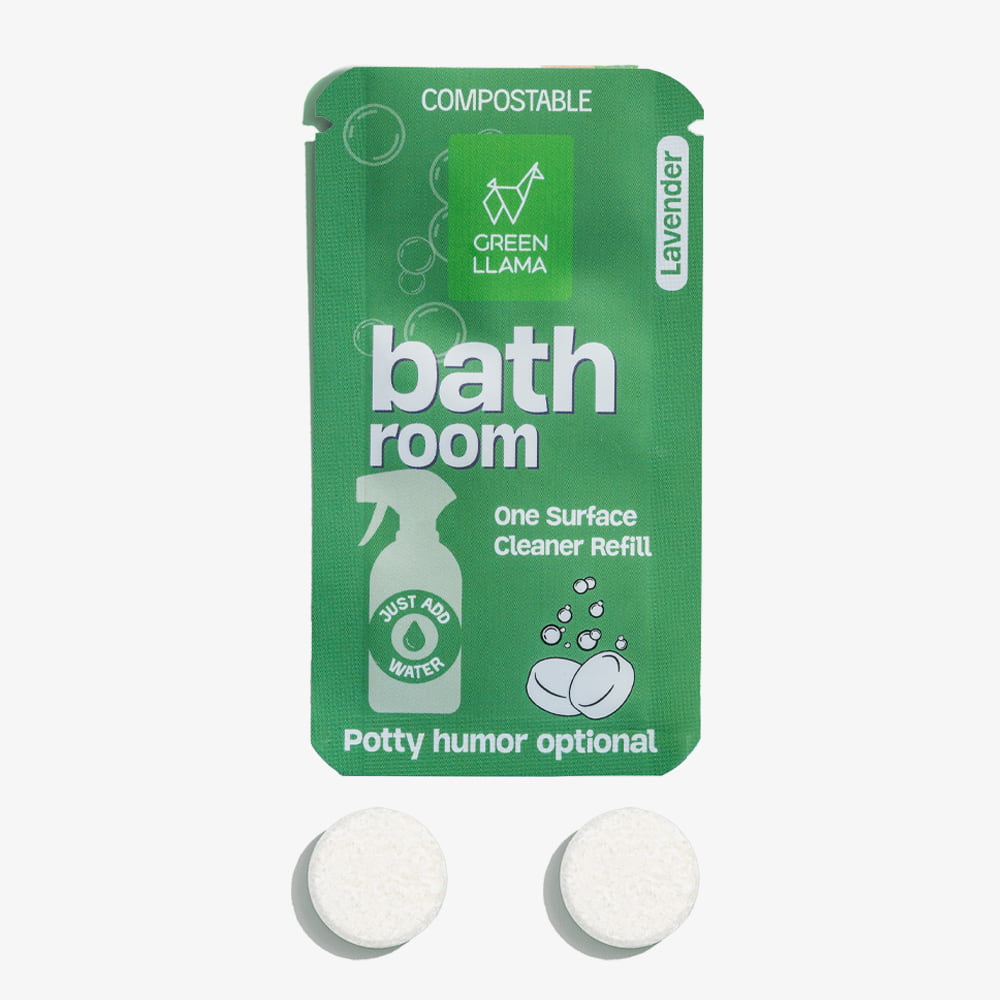 Bathroom Spray Glass Bottle Cleaning Kit  (Online Exclusive) with Lavender
