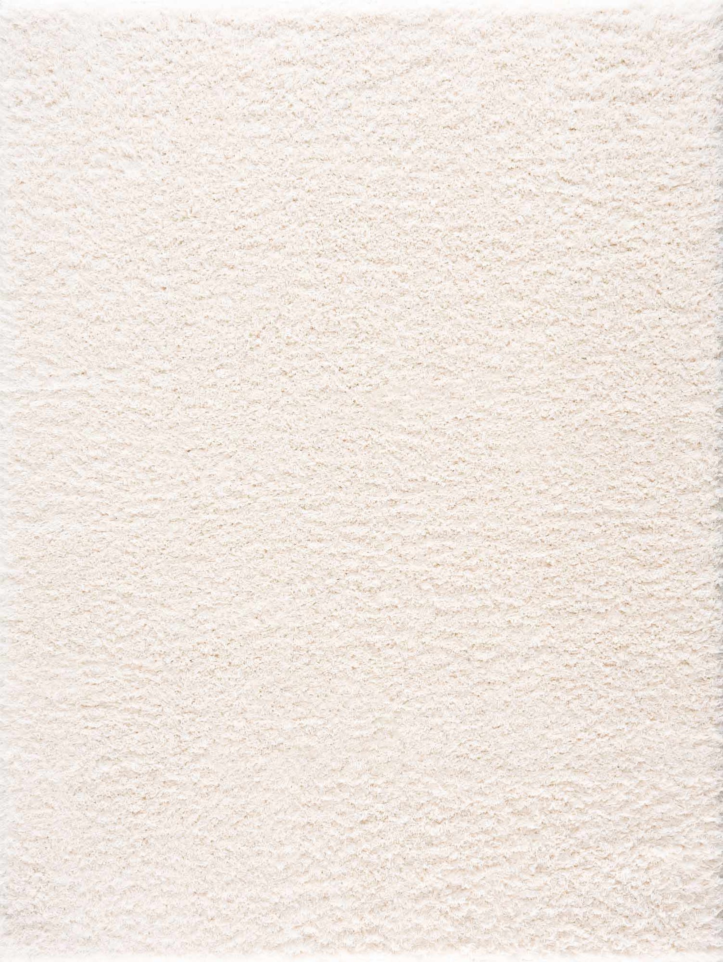 Faina Solid Cream Shag Washable Area Rug - Clearance (online exclusive)