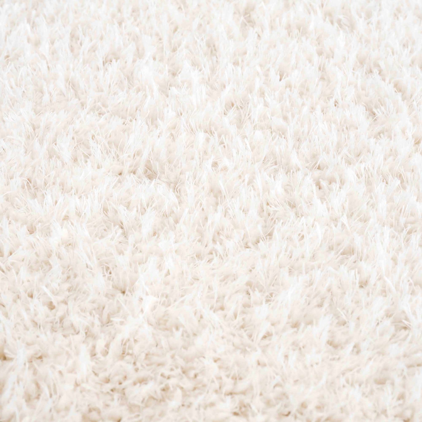 Faina Solid Cream Shag Washable Area Rug - Clearance (online exclusive)