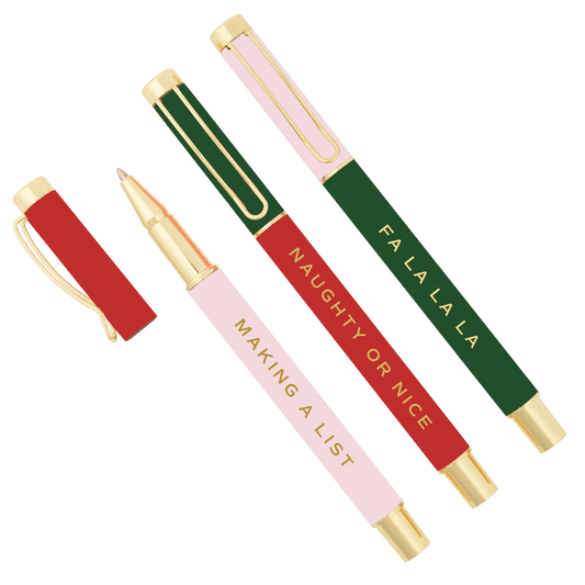 Holiday Cheer Metal Pen Set