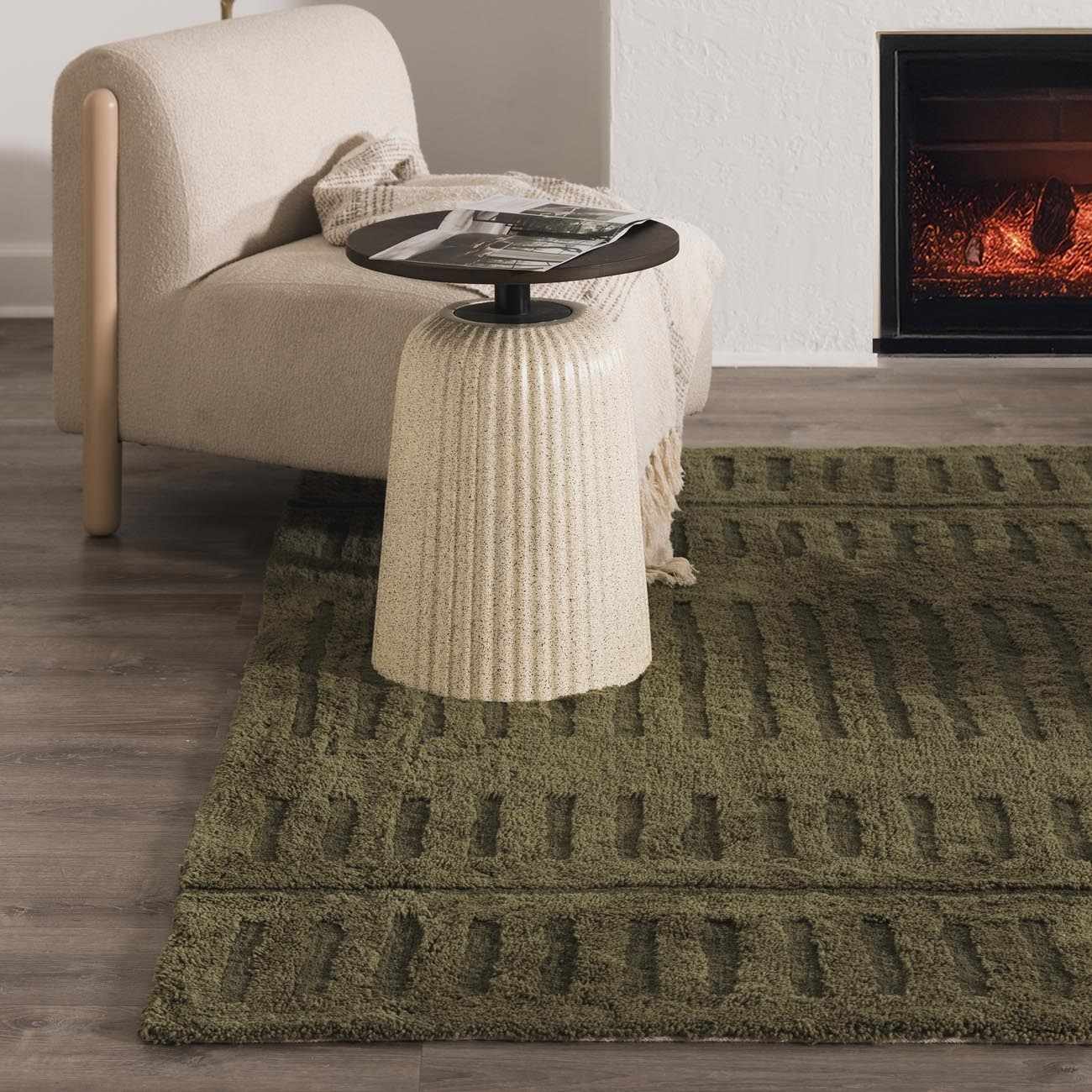 Washable Wool Rug - Green  (online exclusive