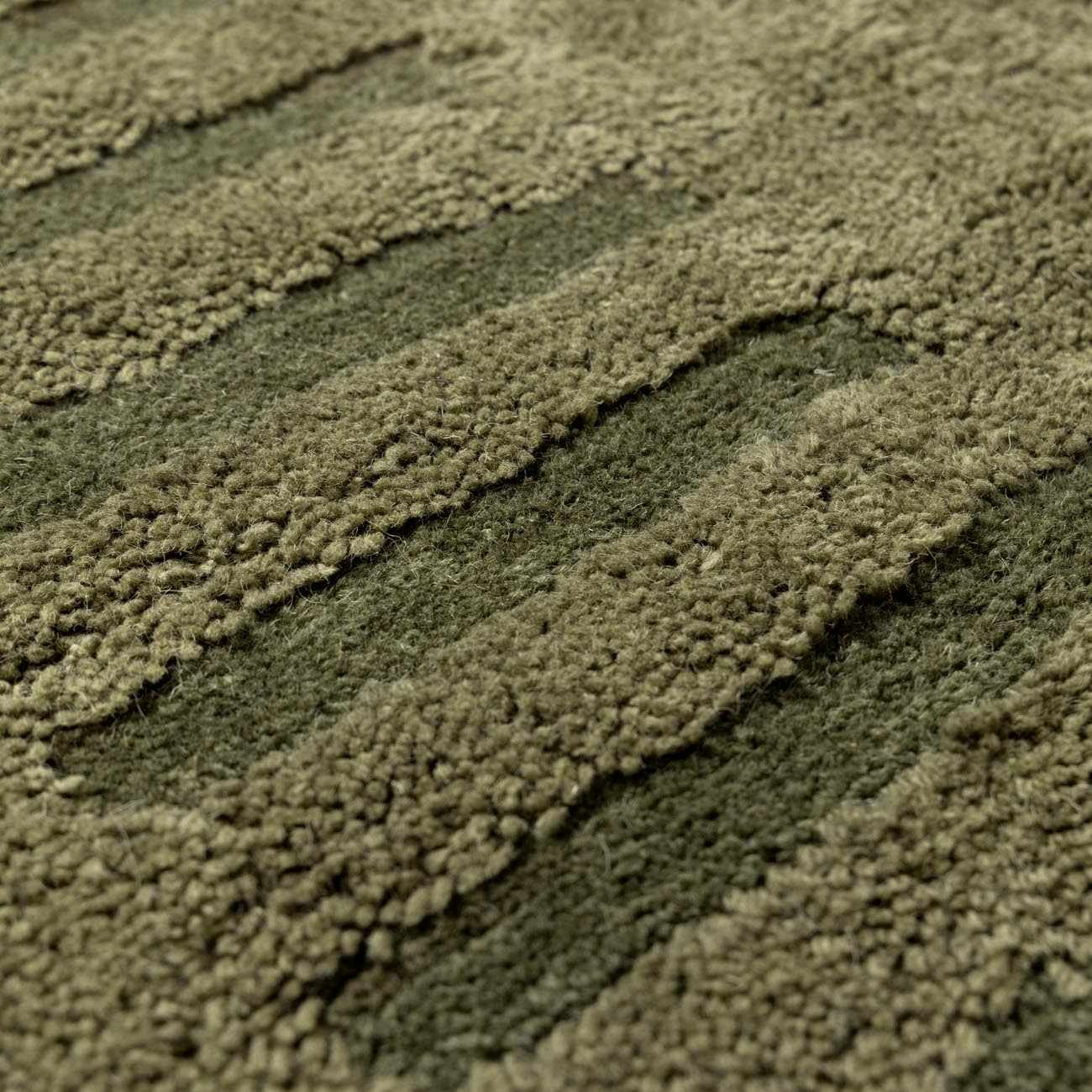 Washable Wool Rug - Green  (online exclusive