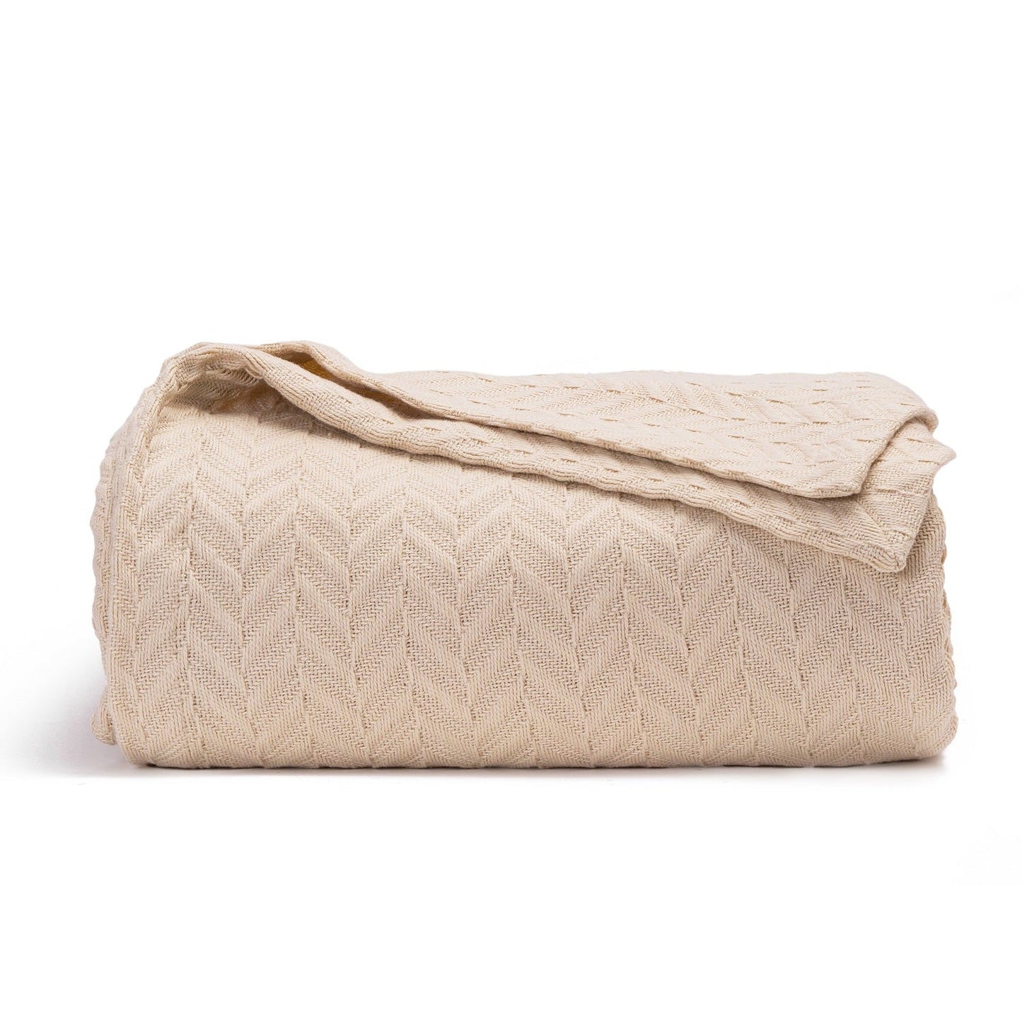 Herringbone Cotton Blanket (Online Exclusive)