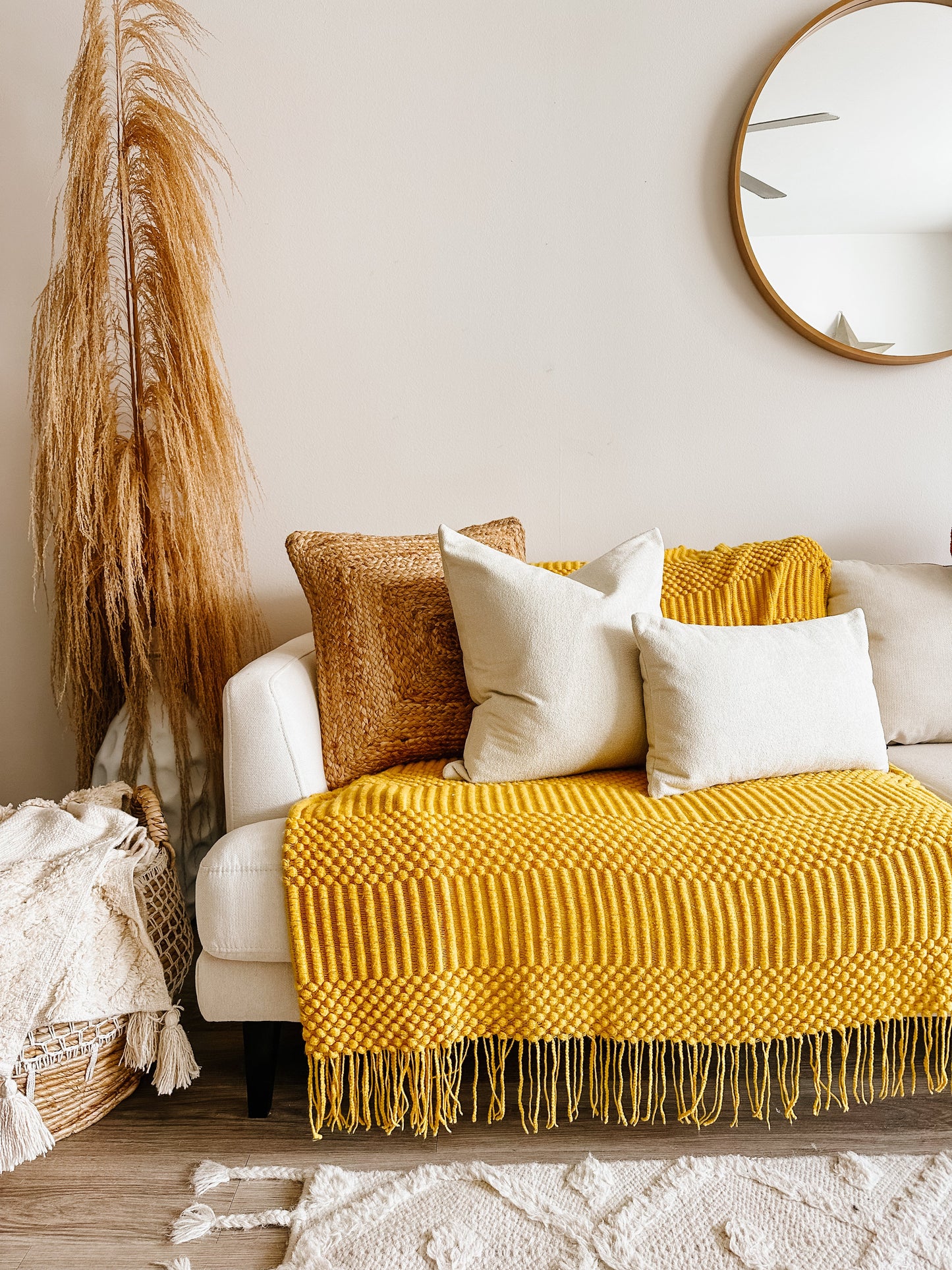 Cream Sherpa Lumbar Pillow Cover (Online Exclusive)
