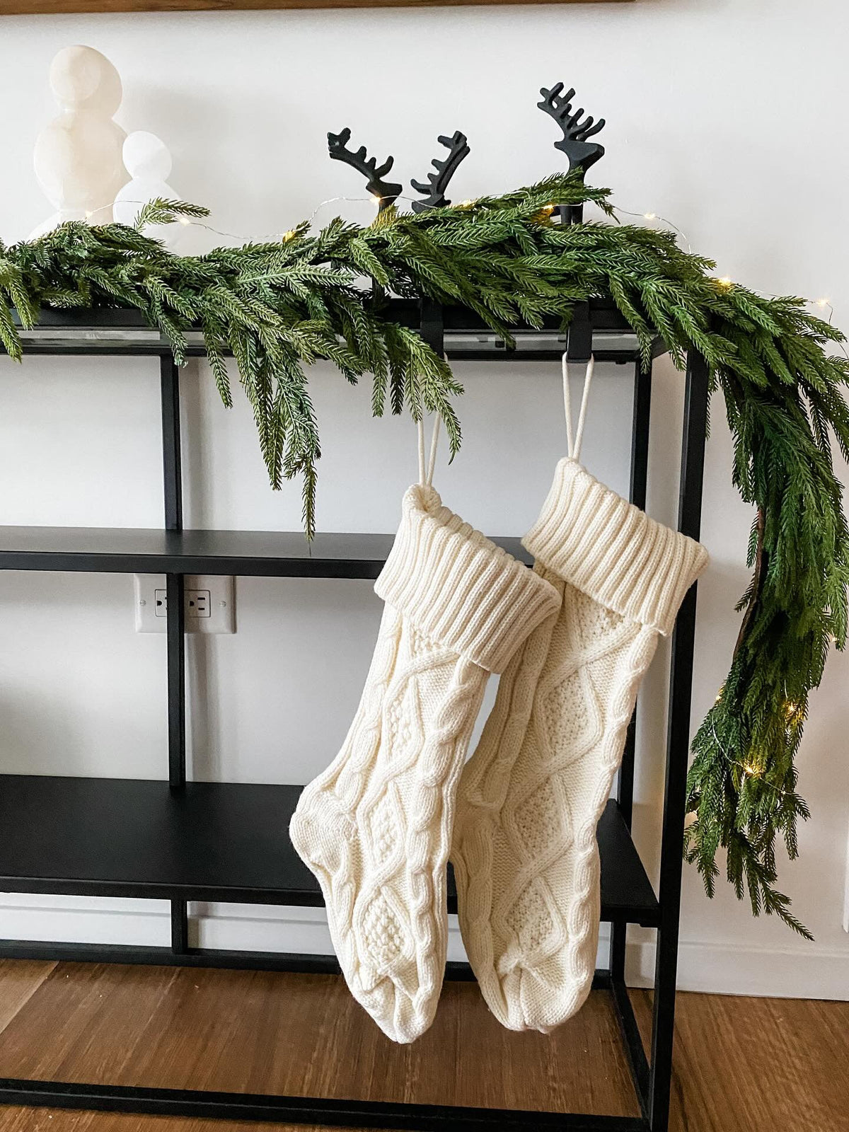 Diamond Knitted Christmas Stocking (Online Exclusive)