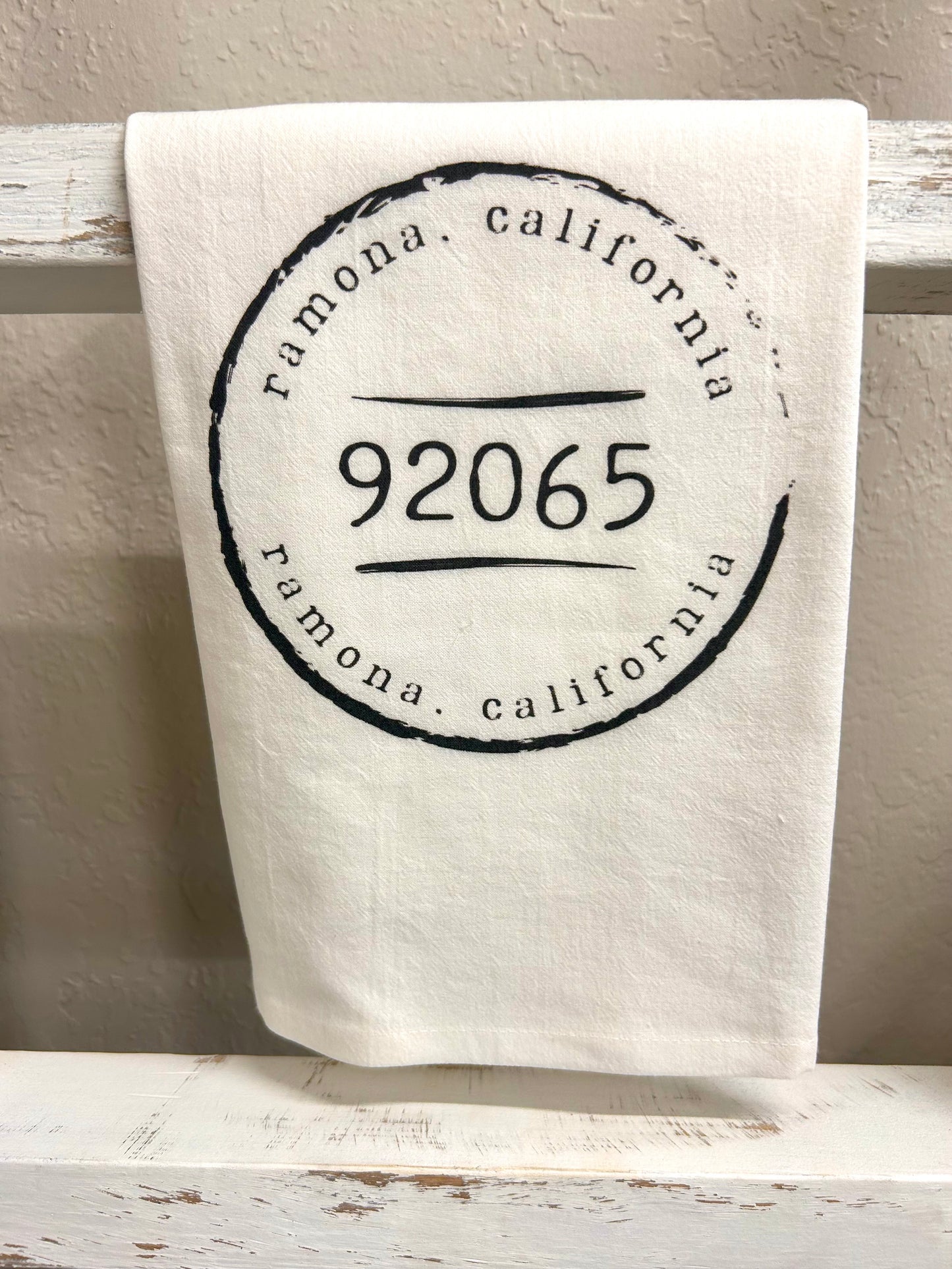 Ramona Classic Zip Code Tea Towel