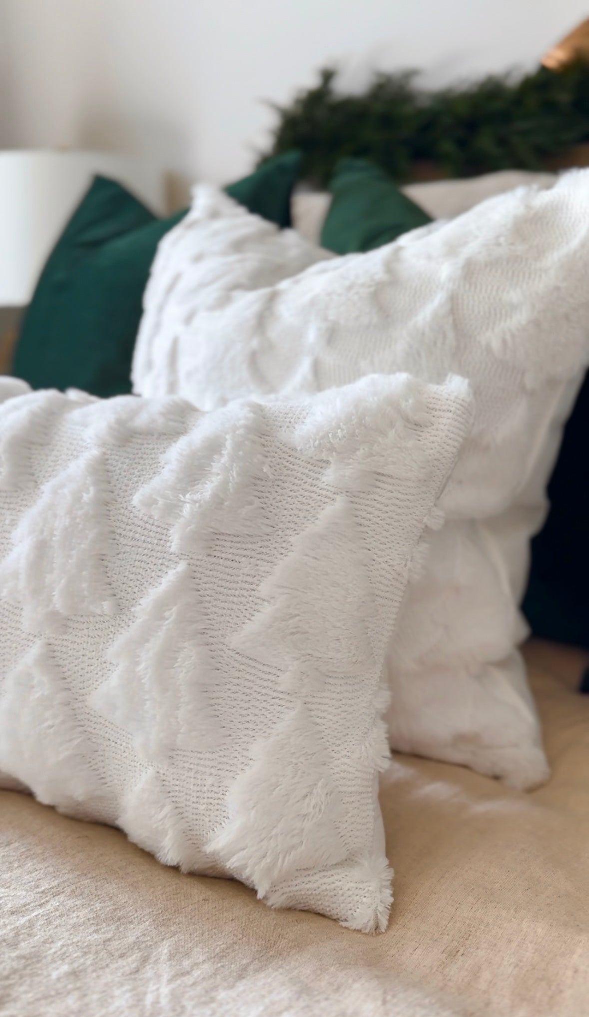Fraser Fir Lumbar Pillow Cover (Online Exclusive)