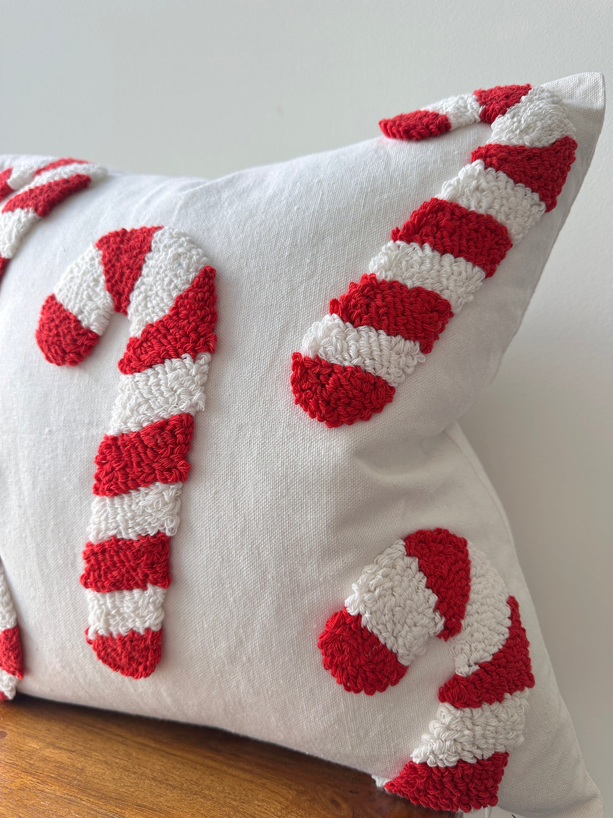 Candy Cane Pillow Cover  (Online Exclusive)