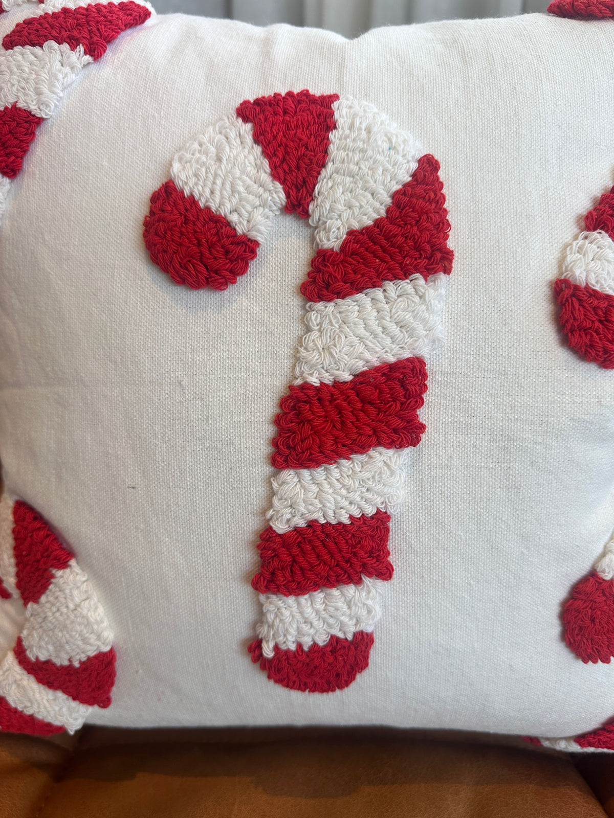 Candy Cane Pillow Cover  (Online Exclusive)