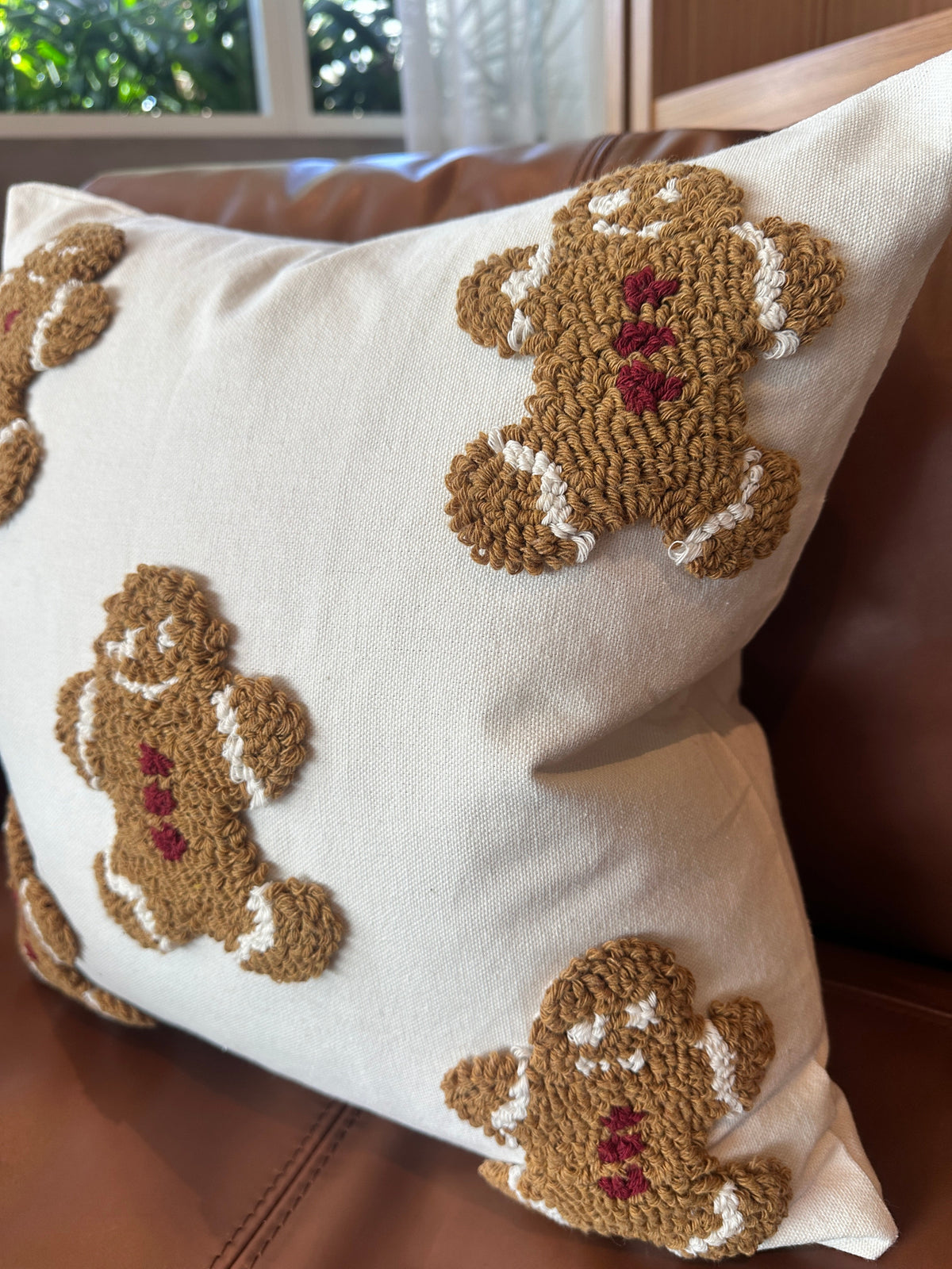 Mini Gingerbread Pillow Cover  (Online Exclusive)