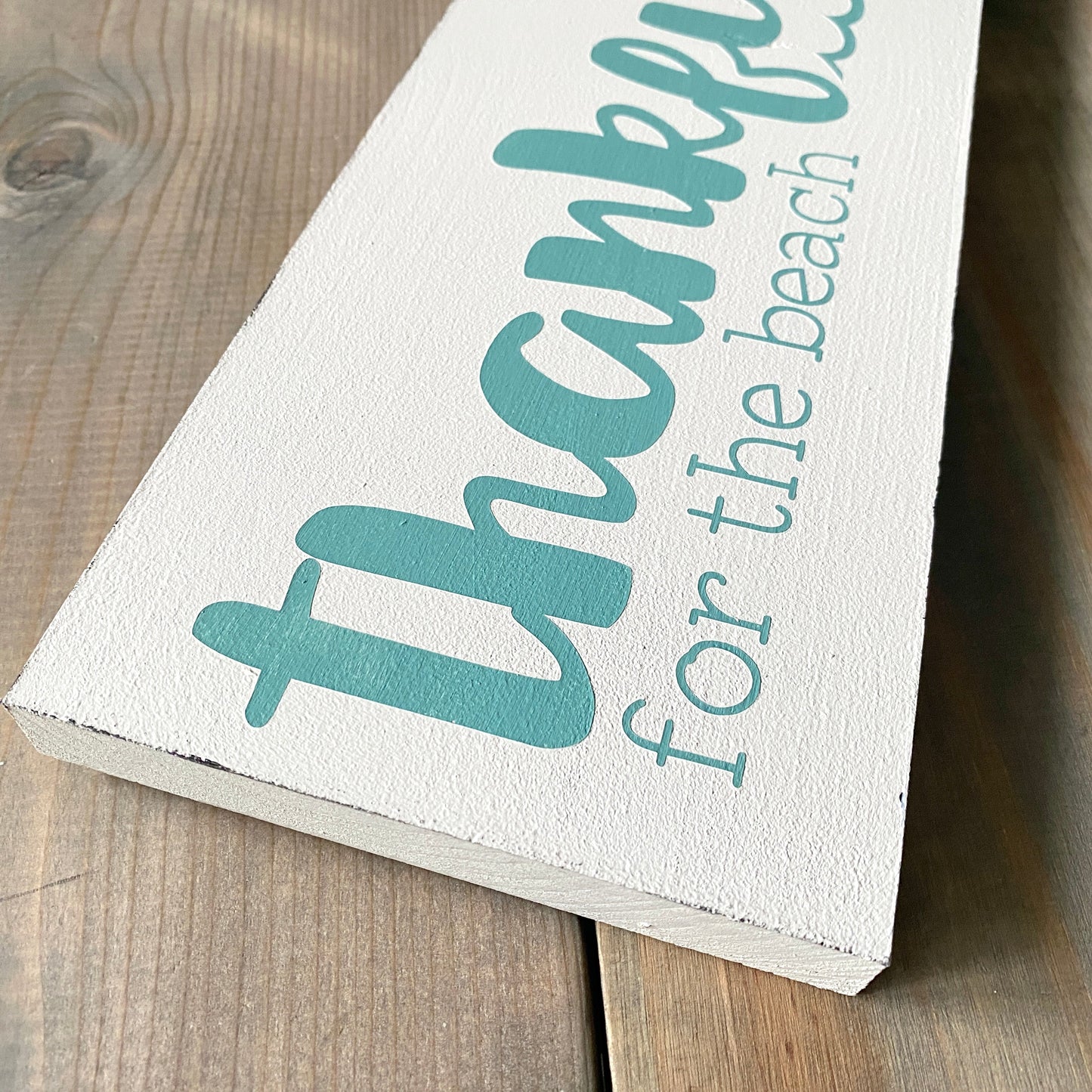 Thankful for the Beach Sign  (Online Exclusive)