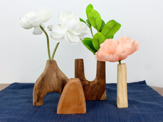 Set of Hand Carved Vases (Online Exclusive)