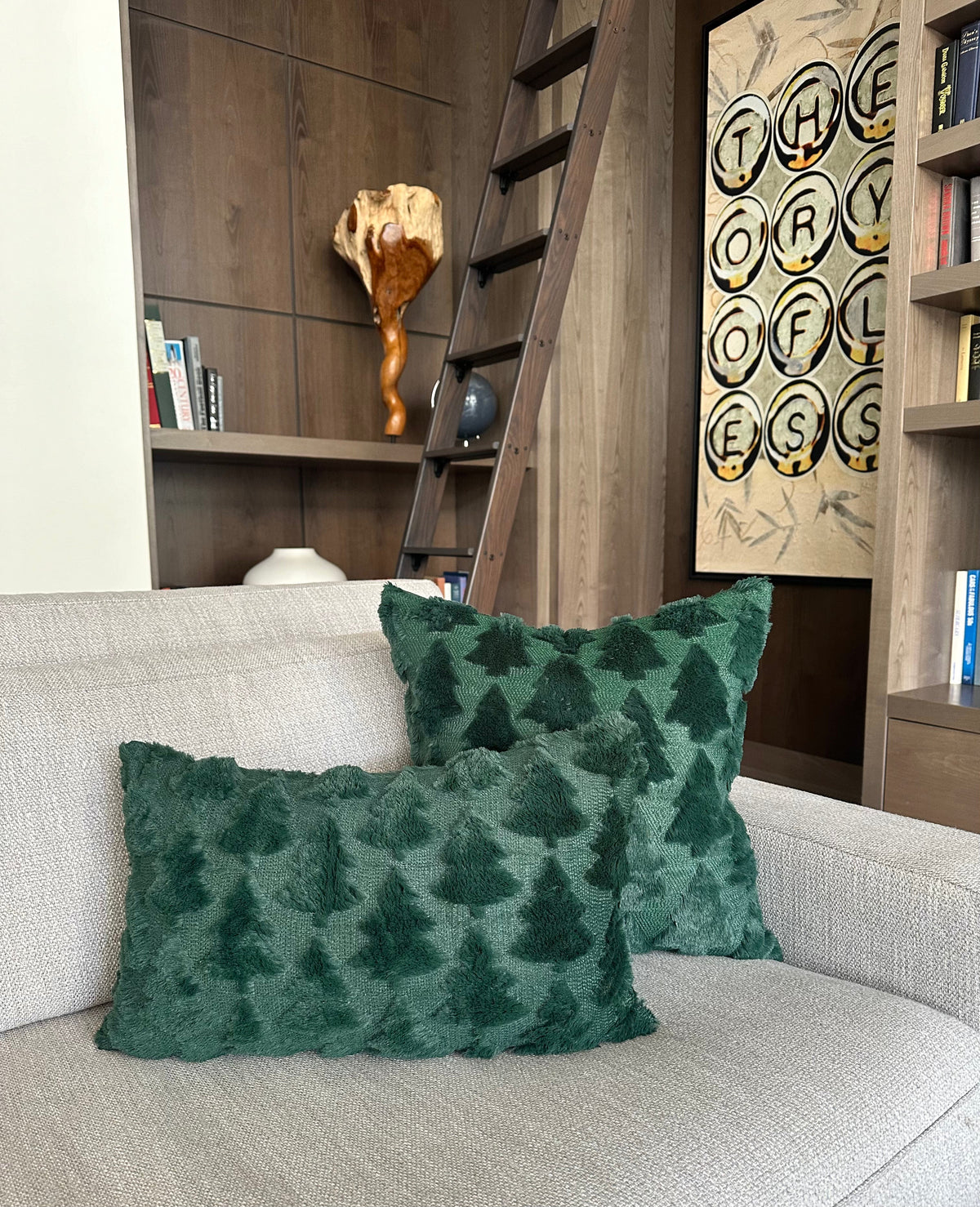 Evergreen Fraser Fir Lumbar Pillow Cover  (Online Exclusive)