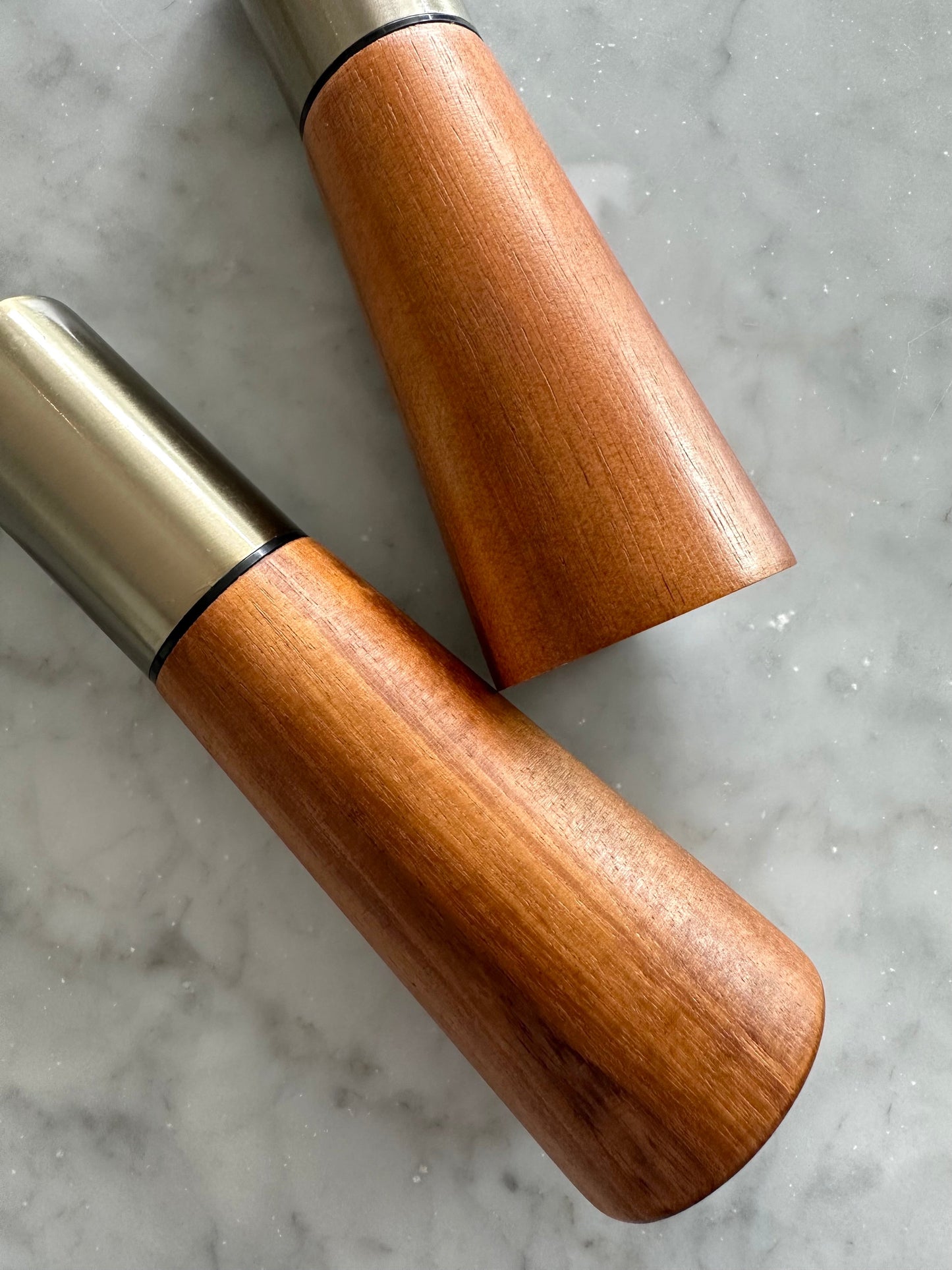 Acacia Wood Salt & Pepper Grinders  (Online Exclusive)